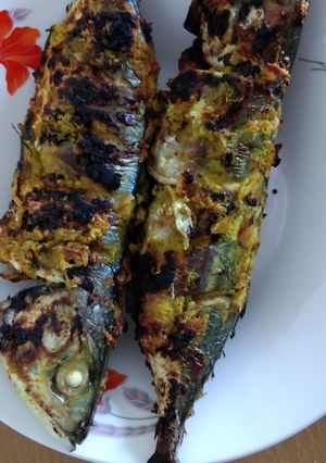 Foto resep Ikan kemBunG bakaR bumbu kuning