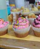 Cupcake de vainilla c/ frosting