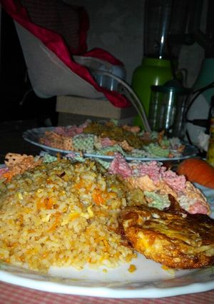 Foto resep Nasi Goreng Baceman Bawang Putih Saus Tiram Wortel