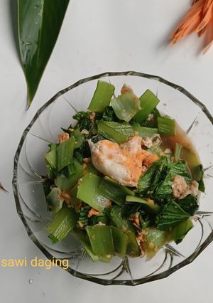 Foto resep Cah Sawi Daging Saus Tiram