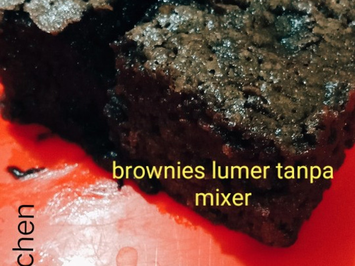 Anti Ribet, Buat Brownies lumer tanpa mixer Istimewa