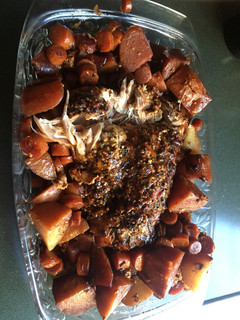 A picture of Slow Cooker Parmesan Honey Pork Roast.
