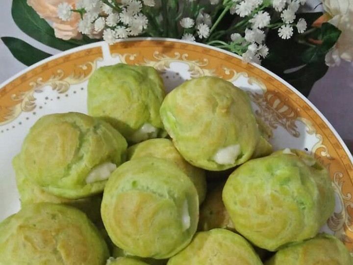 Ternyata ini loh! Resep gampang buat Kue sus pandan takaran sendok mudah sekali dijamin nikmat