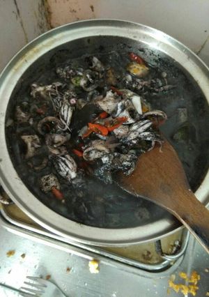 Foto resep Cumi masak hitam