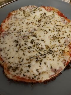 Una foto de Keto: pizza