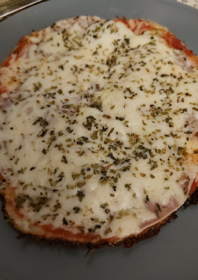 Una foto de Keto: pizza