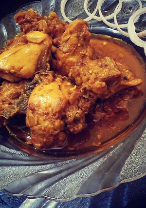 কষা মুরগির মাংস রেসিপির প্রধান ছবি