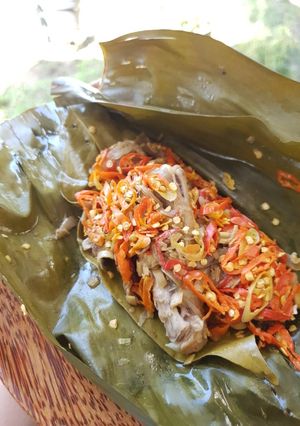 Foto resep Pepes ayam super pedas