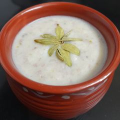 A picture of Dryfruit rabdi.