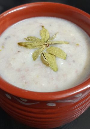 A picture of Dryfruit rabdi.