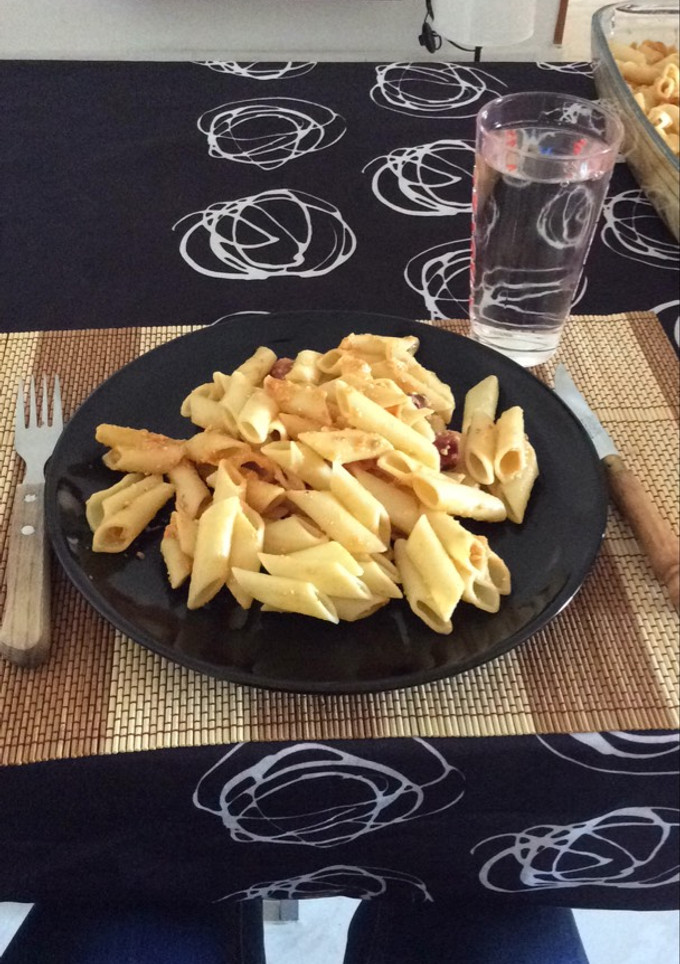 Una foto de Macarrones con choricitos 