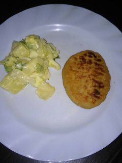 Una foto de Ensalada de papa y mayonesa