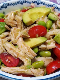 酪梨毛豆雞肉沙拉 的食譜成品照片