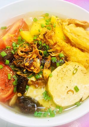 Hình của món Bún Chả Chay.