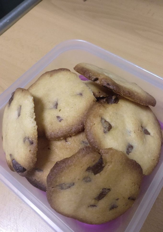 Una foto de Galletas con chocolate