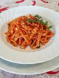 Linguine al sugo di ricciola