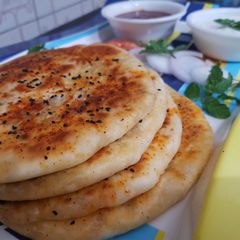 A picture of Chicken Aloo Stuffed Kulcha Recipe I Chicken keema Kulcha I Chicken Aloo Naan I.