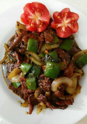 Foto resep Sapi Lada hitam ala saya