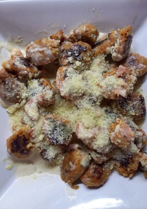 Una foto de Ñoquis keto: harina de almendras y zapallo