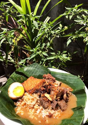 Foto resep Nasi Gandul khas Pati Jawa Tengah