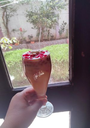 A picture of Fruit custard Healthy Dessert.