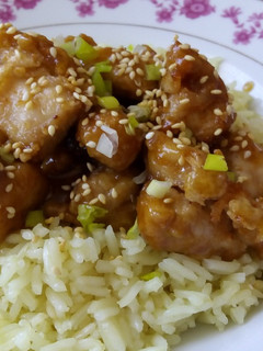 Una foto de Pollo a la Naranja (China)