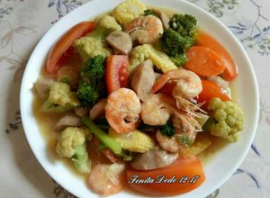 Foto resep Capcay Goreng Seafood
