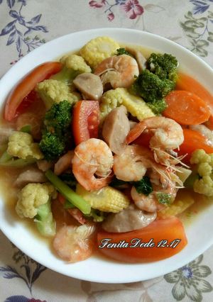 Foto resep Capcay Goreng Seafood