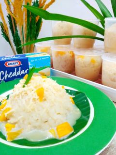 Foto resep TanSuJu (Ketan Susu Keju) Toping Nangka