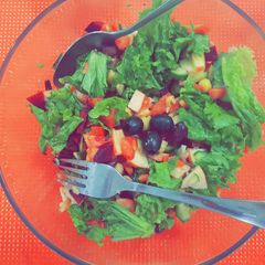 A picture of Chick pea Salad.