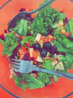 A picture of Chick pea Salad.