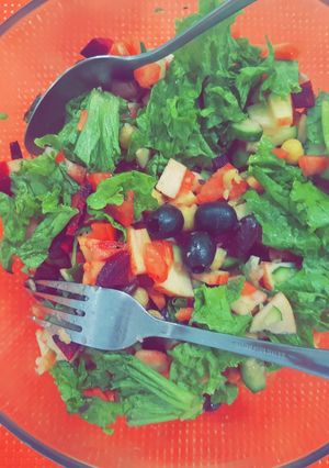 A picture of Chick pea Salad.
