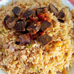 Fried rice A picture of Fried rice.