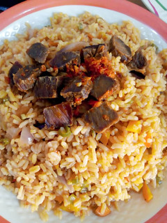 A picture of Fried rice.