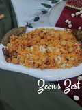 Kabuli Chana Pulao/ Dry White Chickpeas Pulao