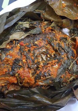 Foto resep Pepes Ikan Mas Daun Kemangi
