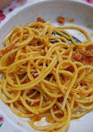Foto resep Spaghetti Bolognese Sosis