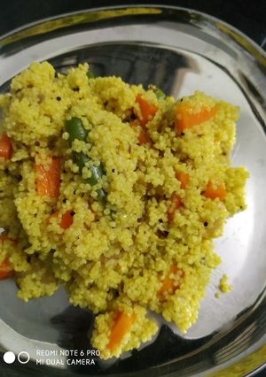 A picture of Millet upma.