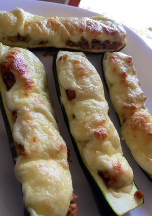 Töltött cukkini 🥒🍴 recept fotója