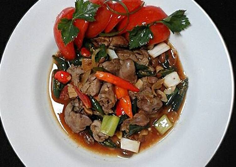 Cara mudah Membuat Tauco jeroan ayam, Sempurna