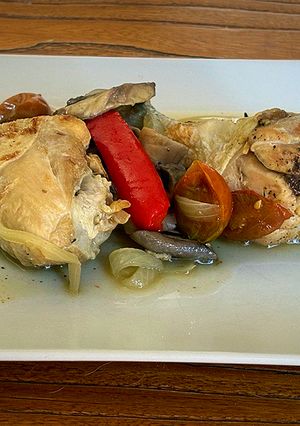 Foto principal de Muslitos de pollo con champiñones