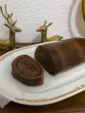 Crepe roll de café y chocolate