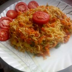 Mixed veggie indomie #authors marathon A picture of Mixed veggie indomie #authors marathon.