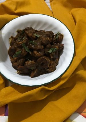 A picture of Prawn ghee roast.