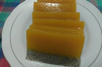 Anti Ribet, Membuat Puding Lapis Mangga Kweni dan Selasih Simpel