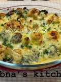 Broccoli & cauliflower cheese Baked: