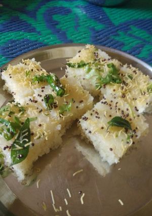A picture of Semolina Dhokla.
