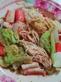 ลาบปูอัดเห็ดเข็ม