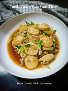 Foto resep Tumis Taoge Tofu Saus Tiram