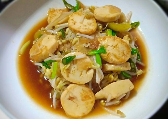 Resep Tumis Taoge Tofu Saus Tiram oleh Nauzaery Setyo - Cookpad